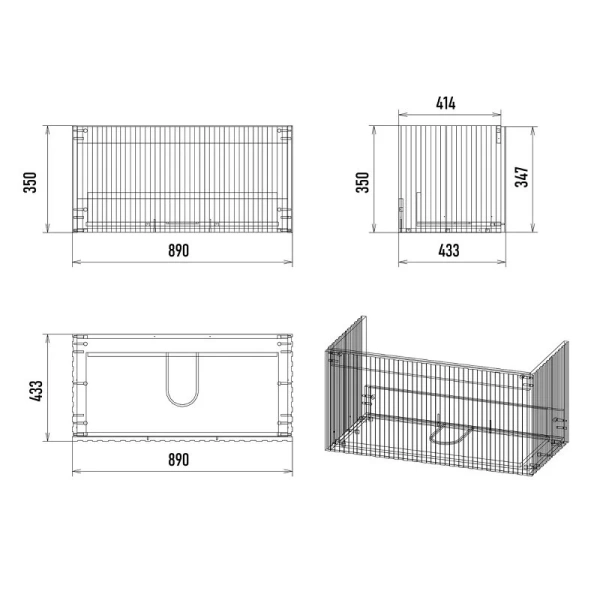 Тумба под раковину подвесная Brevita Alicante 90 см белая - фото 2