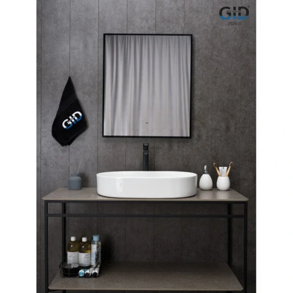 Раковина GID Lago D1479 61 см белая - фото 4