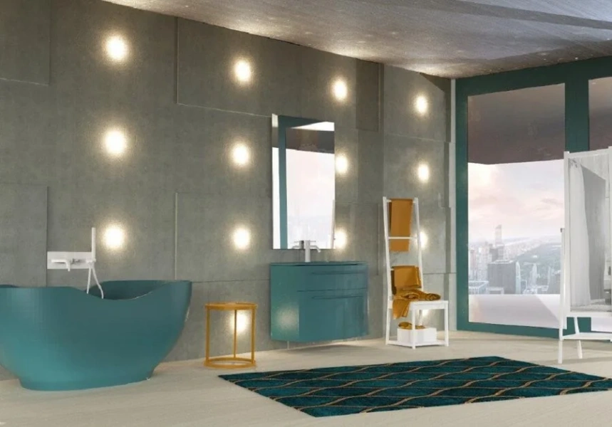 Смеситель для ванны Paffoni Light LIG001 с внутренней частью - фото 4