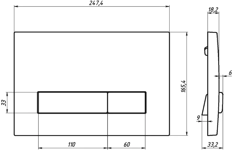 Унитаз с инсталляцией BERGES Gamma кнопка черная Soft Touch, с инсталляцией index_2 - фото 8