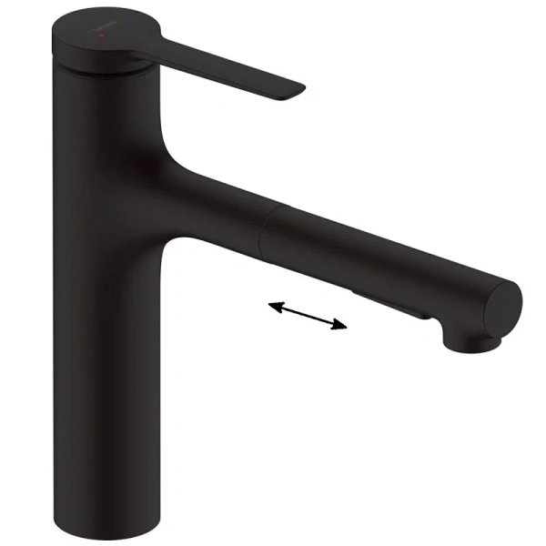 Смеситель для кухни Hansgrohe Zesis M33 74801 с вытяжным душем