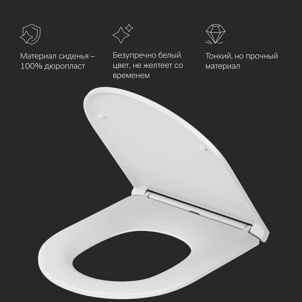 Крышка-сидение с микролифтом Am.Pm Inspirit быстросъемная, с микролифтом - фото 2