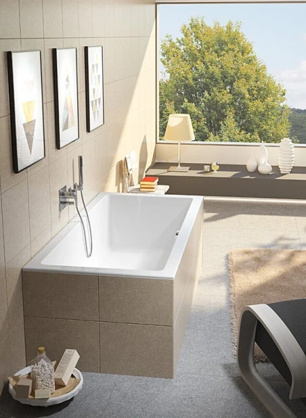 Ванна акриловая Riho Lugo 170х75 см с тонким бортом, современныe, hi-tech - фото 3