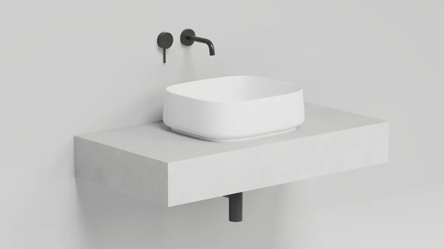 Раковина Salini Oriente Bowl 45 см белая глянцевая - фото 1