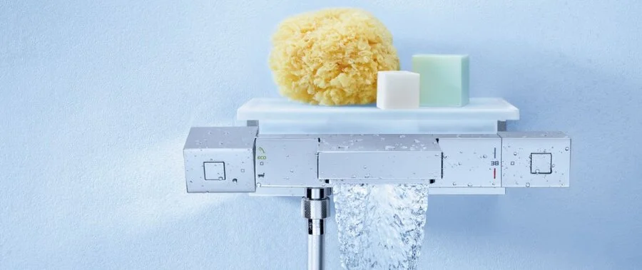 Смеситель для душа термостатический Grohe Grohtherm Cube 34491000, современные, hi-tech - фото 3