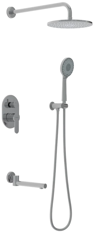 Душевой комплект Berges Nardis 3R хром - фото 1