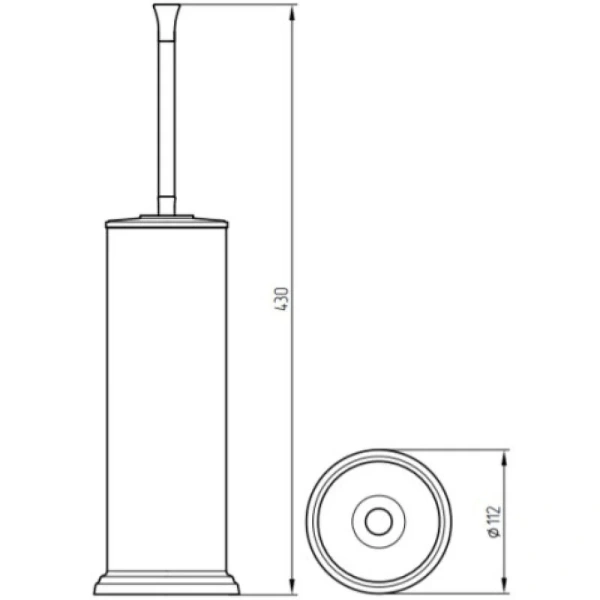 Ершик Migliore Fortuna 2772 напольный, классические, ретро, декорированные - фото 2