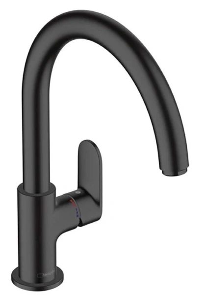Смеситель для кухни Hansgrohe Vernis Blend M35 матовый черный - фото 1
