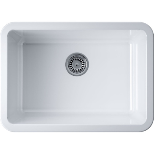 Мойка для кухни Omoikiri Torishima 67-U/I-WH Glossy 67 см белая глянцевая - фото 1