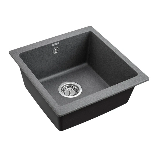 Мойка для кухни Paulmark Brilon 45 см графит, кварц - фото 3