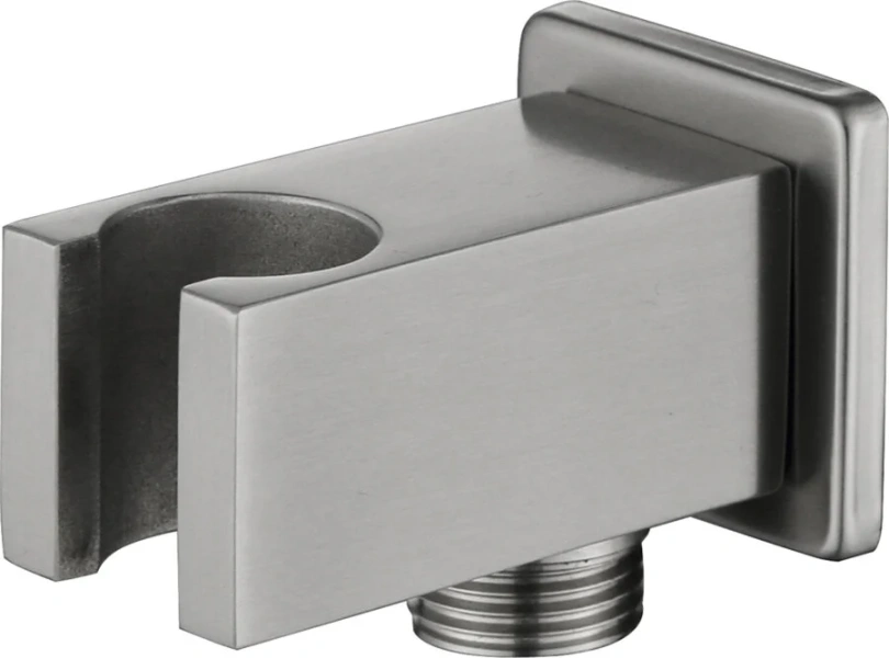 Штуцер с держателем душа BelBagno Nova из нержавеющей стали - фото 1