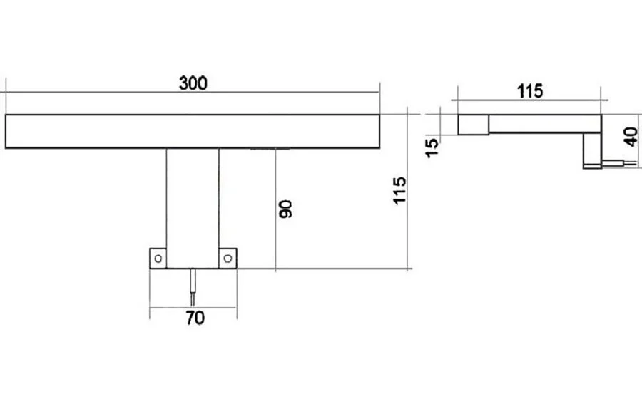 Светильник Акватон Fagus хром - фото 2