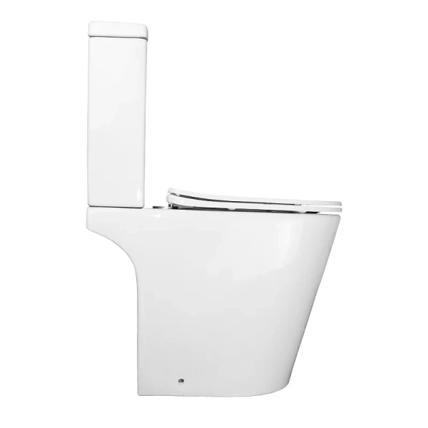 Унитаз компакт Azario Flin белый, фаянс, керамика - фото 9