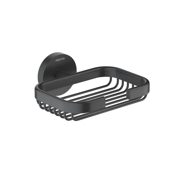 Мыльница Акватек Бетта черная матовая - фото 1