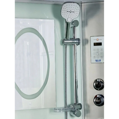 Душевая кабина WeltWasser WW500 150x150 см с сиденьем, угловые, без гидромассажа, с ванной, c тропическим душем, с вентиляцией, с крышей, с сиденьем - фото 4