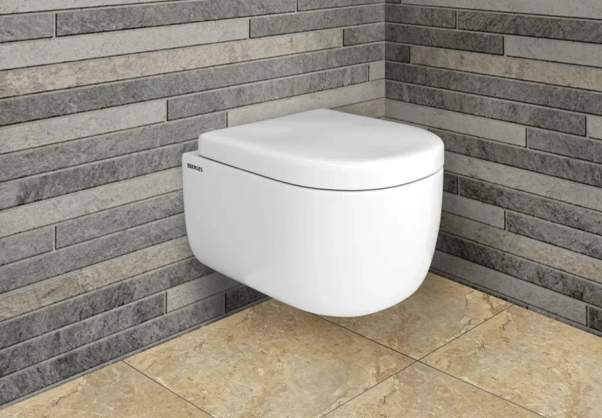 Унитаз подвесной BERGES Ego с микролифтом, безободковые - фото 7