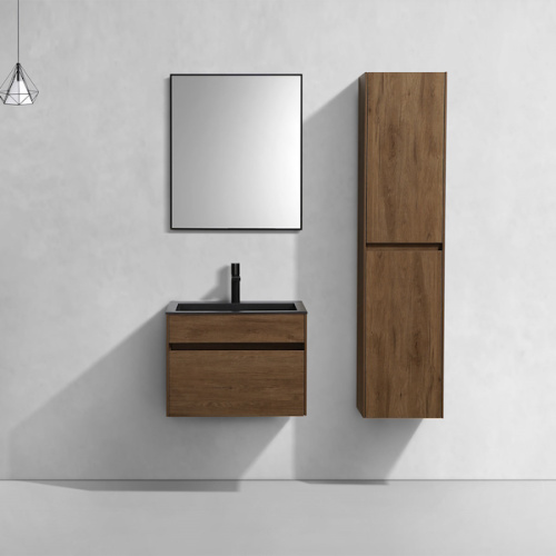 Тумба под раковину подвесная Vincea Chiara 59,2 см T.Oak, моноблок - фото 5
