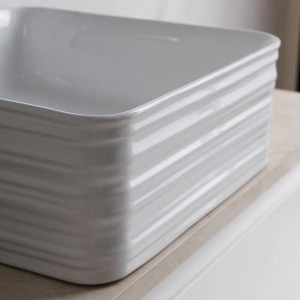 Раковина BelBagno 38 см керамическая - фото 3