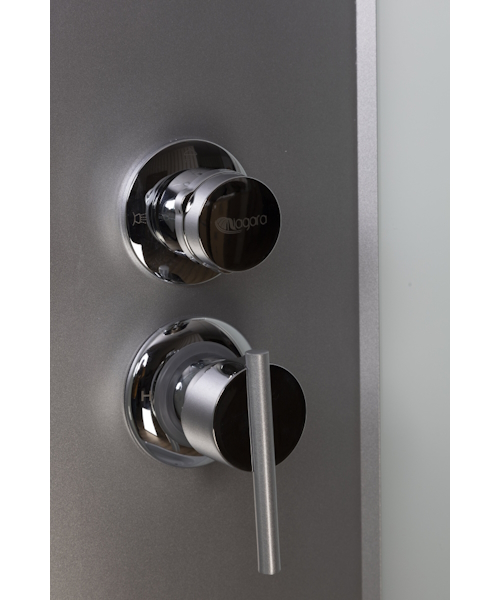 Душевая кабина Niagara Classic 100x80 см правая, со стеклянными задними стенками - фото 8