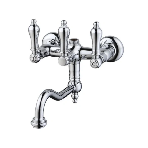 Смеситель Caprigo Adria-Classic 03M-518-crm, для ванны и душа, цвет хром - фото 1