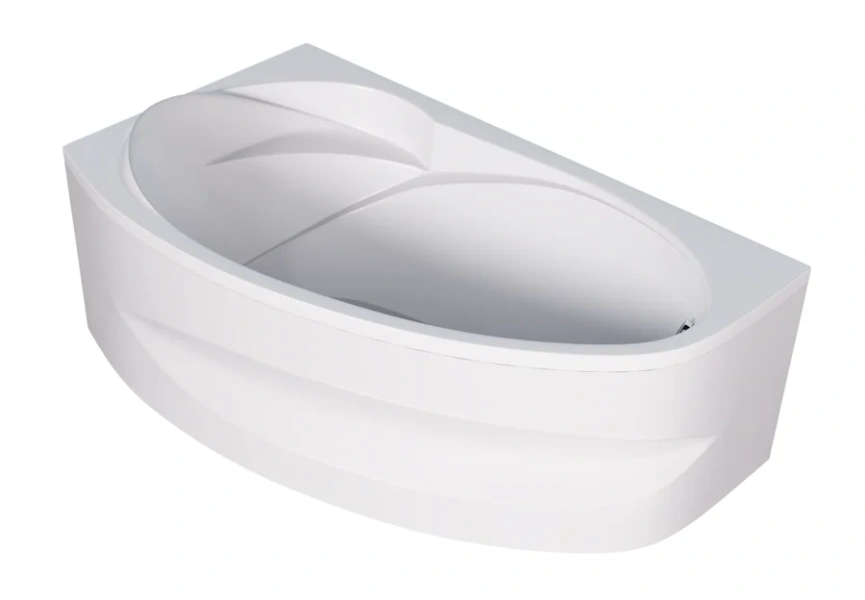 Ванна акриловая Creto Juliya 31-170100L/14-160100R, 170 x 100, левая/правая, белый - фото 4