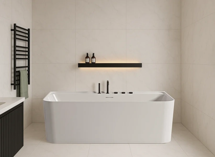 Ванна акриловая Vincea VBT-702-1700, 170 x 80 см, белая - фото 4