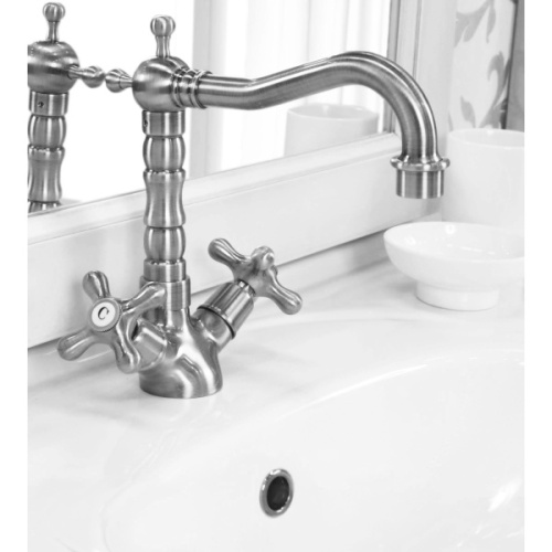 Смеситель для раковины Cezares Retro-C-LS2 с донным клапаном - фото 2