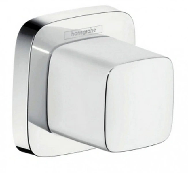 Запорный вентиль хром-белый Hansgrohe PuraVida - фото 1