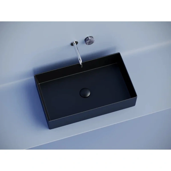 Раковина Ceramica Nova Element 60 см черная матовая - фото 4