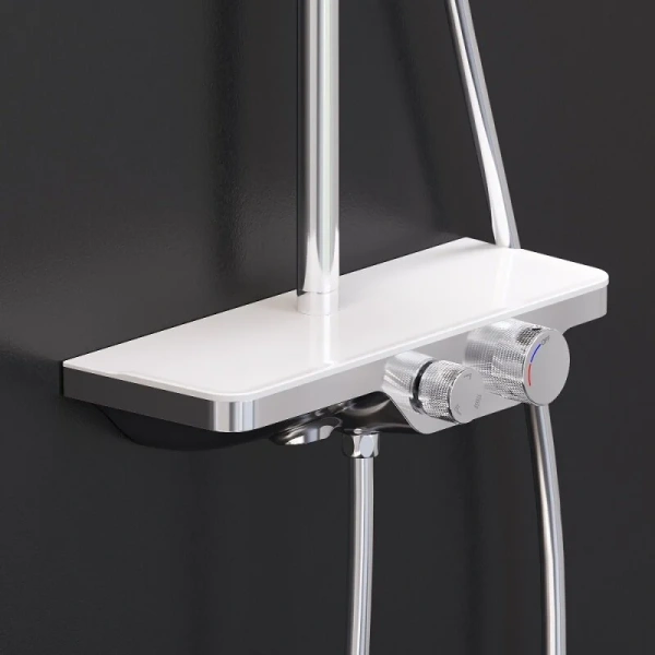 Душевая стойка Damixa Apollo 947730 со смесителем, без излива - фото 5