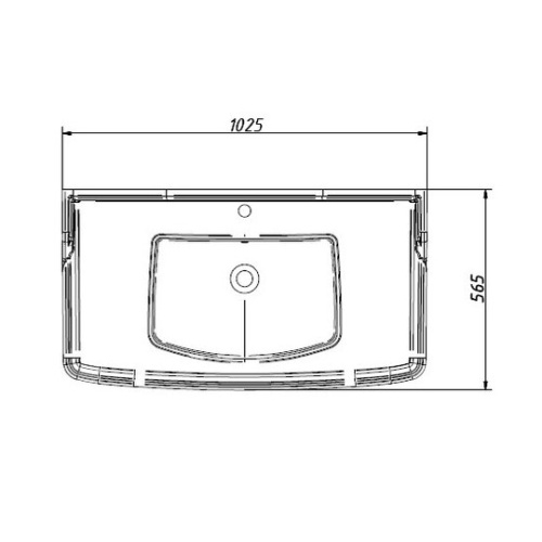 Тумба под раковину напольная Caprigo Borgo 100 см Bianco - фото 3