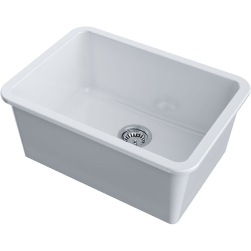 Мойка для кухни Omoikiri Torishima 67-U/I-WH Glossy 67 см белая глянцевая - фото 2