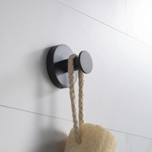 Крючок для ванной Timo Saona черный, современные, hi-tech - фото 2