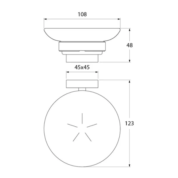 Мыльница IDDIS Edifice матовое стекло - фото 2