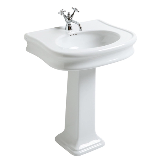 Раковина Simas Lante 70 см белая, подвесные, на пьедестал, пристенные - фото 3