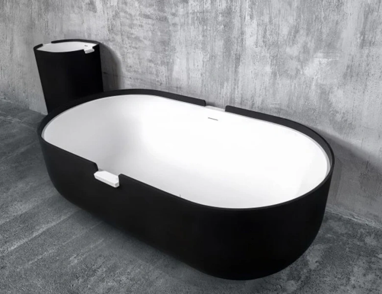 Ванна из искусственного камня NTBagno Stelvio NT306, 180 х 90 см, овальные - фото 5
