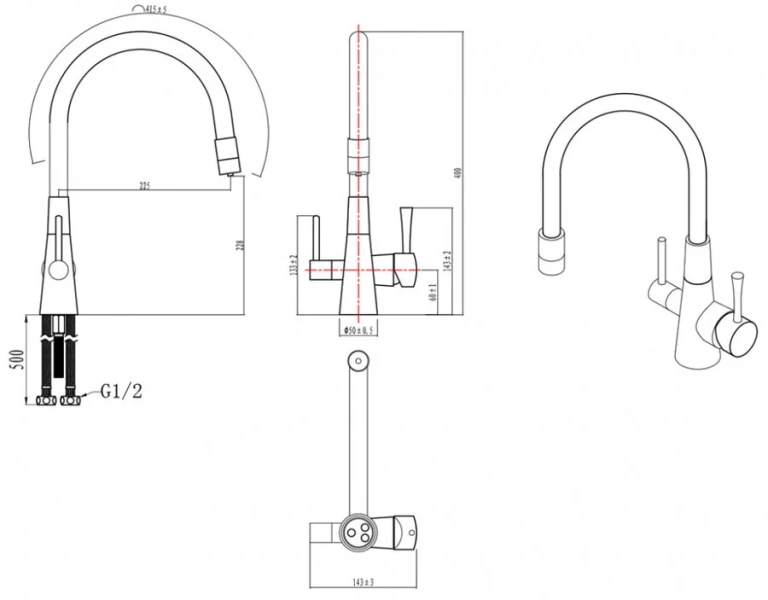 Смеситель для кухни Lemark Comfort хром/серебристый, для кухни - фото 2