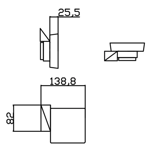 Мыльница Boheme New Venturo золото/черный, современные, hi-tech - фото 2