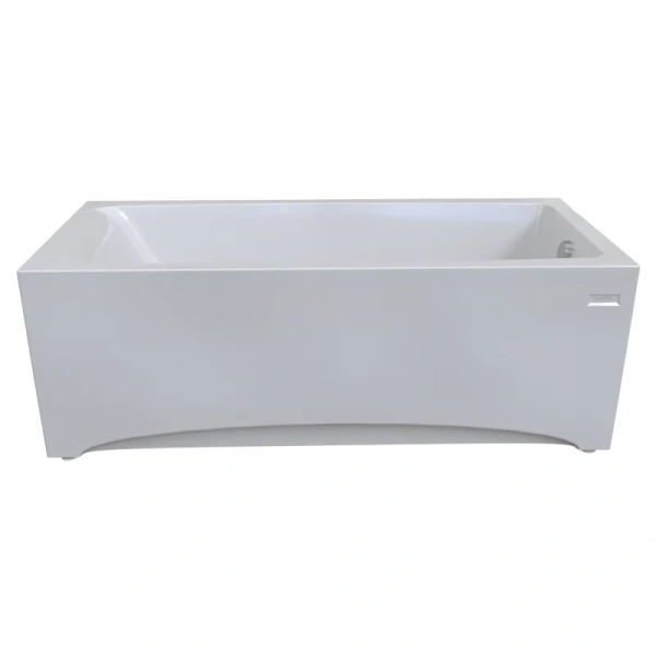 Акриловая ванна Радомир Веста 2-89-2-0-1-255Р, 170 х 75 см, фронтальный экран, каркас разборный, сифон, слив-перелив автомат в комплекте, белая - фото 4