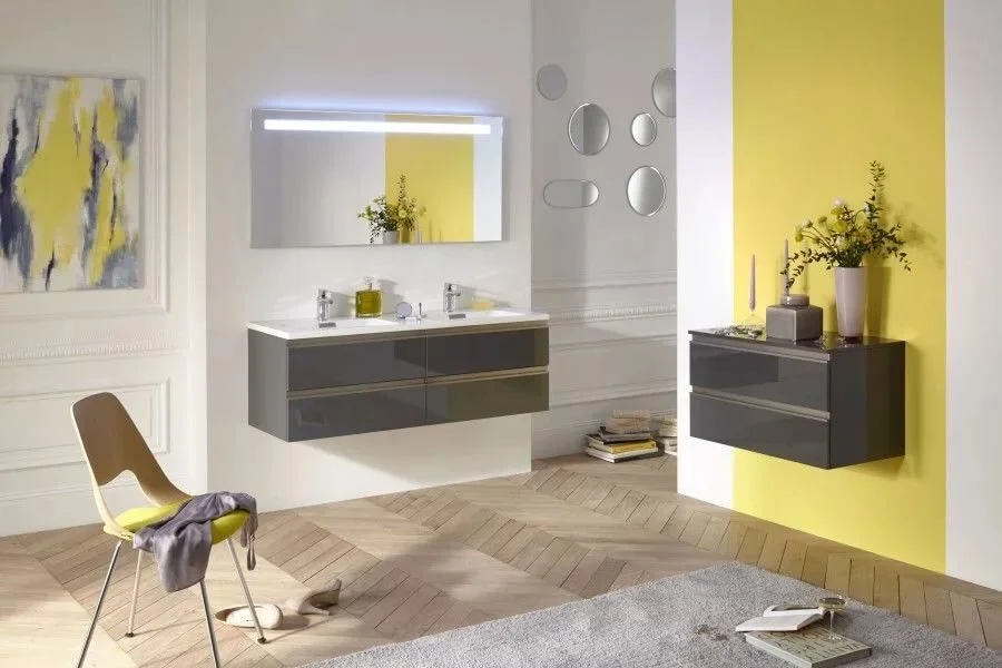 Раковина Jacob Delafon Vox 140 см белая, подвесные, пристенные - фото 3