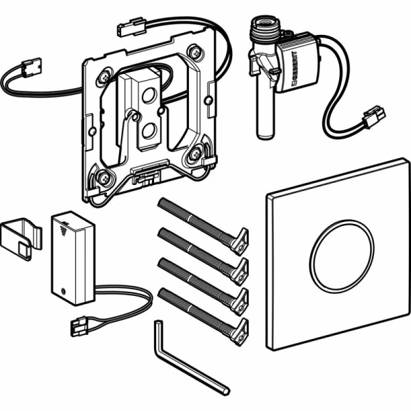 Клавиша смыва Geberit Sigma 10 нержавеющая сталь - фото 2