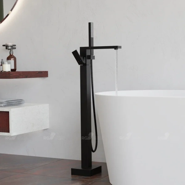 Смеситель для ванны RGW Shower Panels 511405350-0 напольный