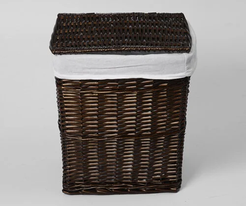 Корзина для белья WasserKRAFT Isar плетеная, недорого - фото 4