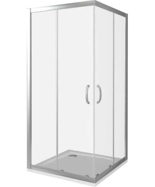 Душевой уголок BAS Infinity 100х100 см профиль хром - фото 1