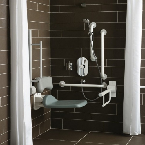 Поручень для ванной Ideal Standard Contour S6360 складной шарнирный - фото 2