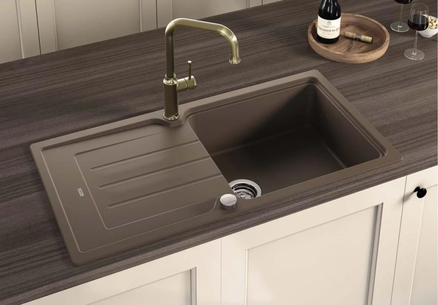 Смеситель для кухни, полированная латунь, Blanco Livia-S, для кухни - фото 2