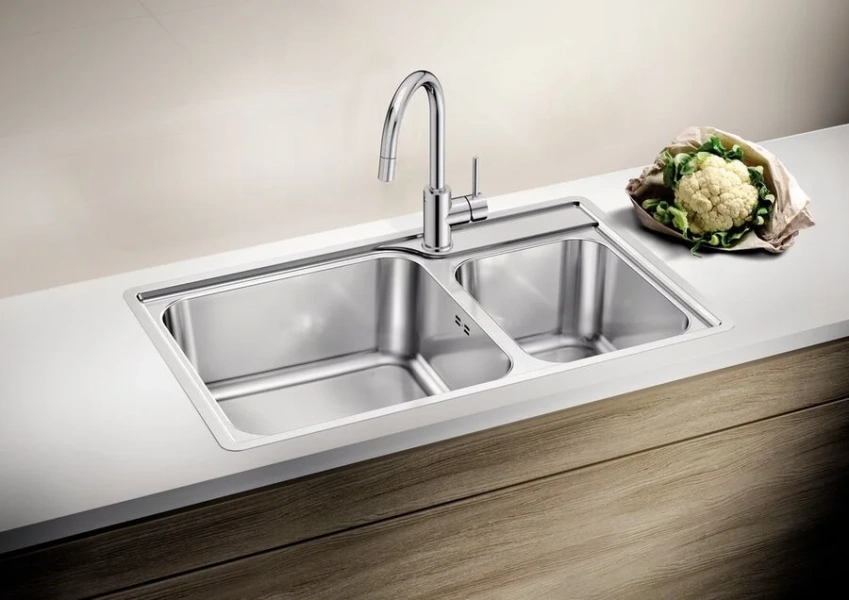 Смеситель для кухни, хром, Blanco Mida-S, высокие, округлая форма - фото 5