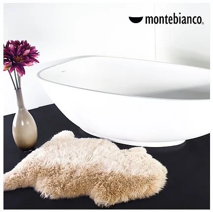 Ванна из литьевого мрамора Montebianco Canotto Due 190 х 90 см, 33050, овальные - фото 5