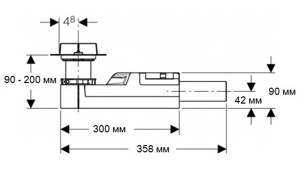 Душевой лоток Geberit CleanLine 26 см пластик, для монтажа в пол - фото 4