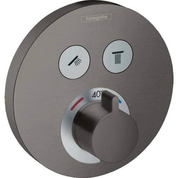 Смеситель для душа Hansgrohe Shower Select S шлифованный черный хром - фото 1